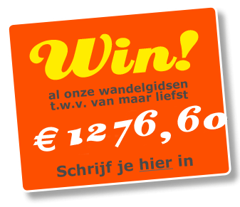 Win de mooiste wandelgidsen van Nederland.